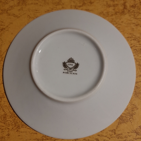 Antique GNA Fine Porcelain Espresso Set With Gold Trim In Original Box - Picture 3 of 10